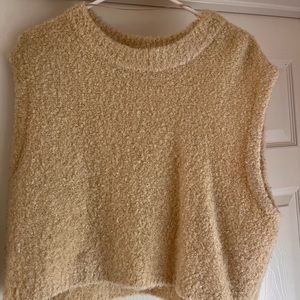 Free people fuzzy sweater vest